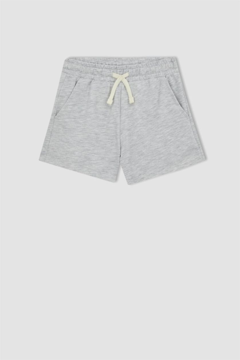 GIRLS & TEENS Grey Melange طقم قصة مريحة