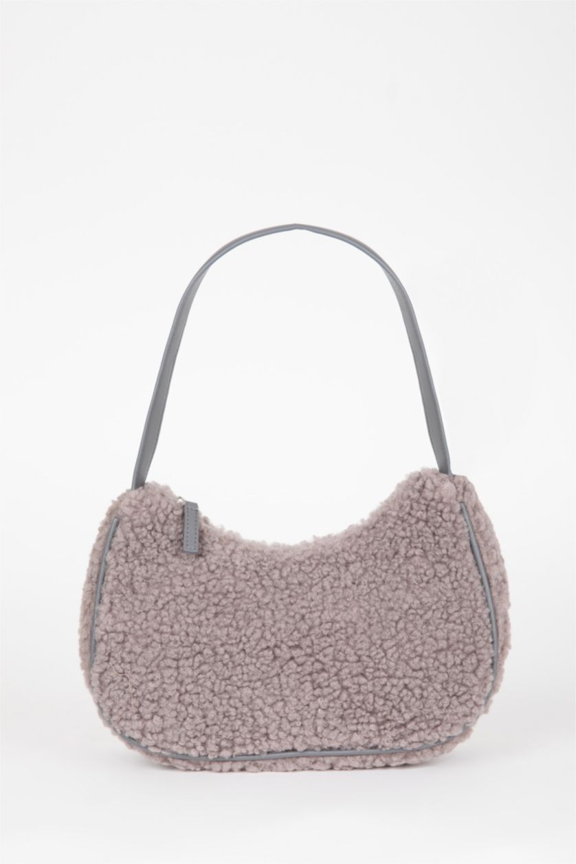 FEMME Rose Sac à Main Peluche pour Femme