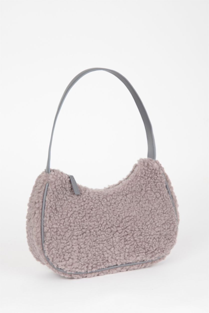 FEMME Rose Sac à Main Peluche pour Femme