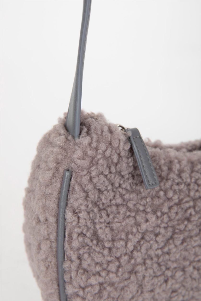 FEMME Rose Sac à Main Peluche pour Femme