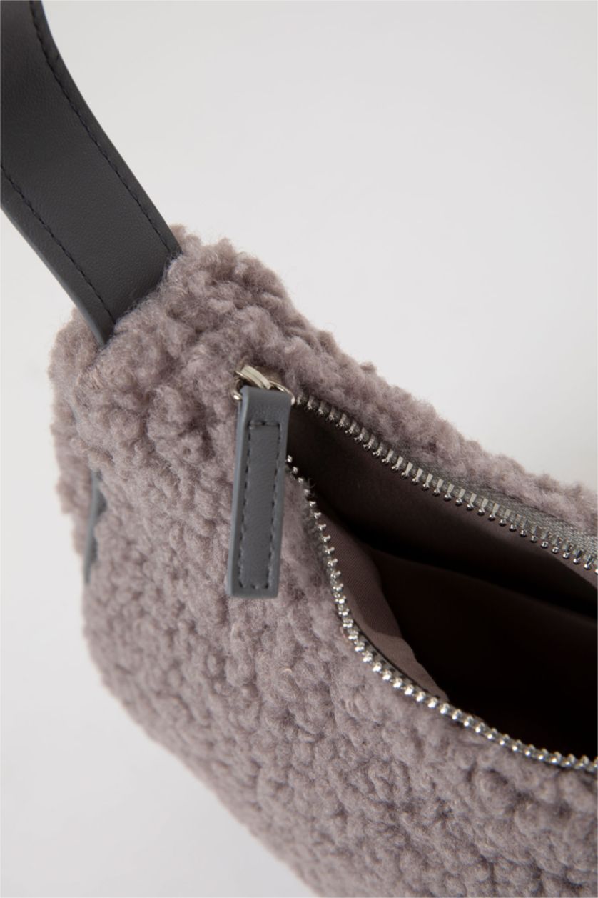 FEMME Rose Sac à Main Peluche pour Femme