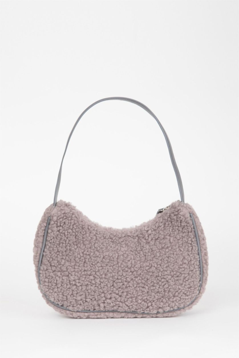 FEMME Rose Sac à Main Peluche pour Femme