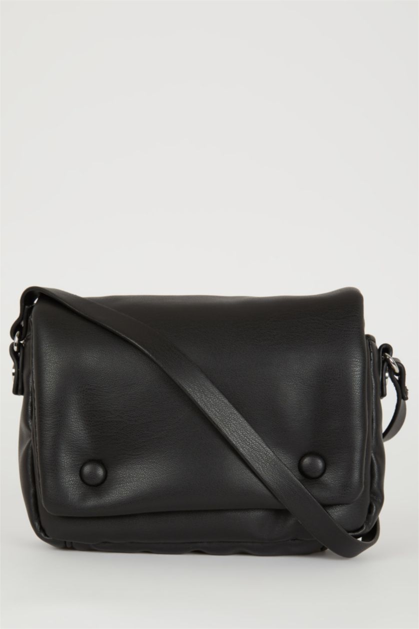 FEMME Noir Sac Bandoulière Cuir Synthétique Pour Femme