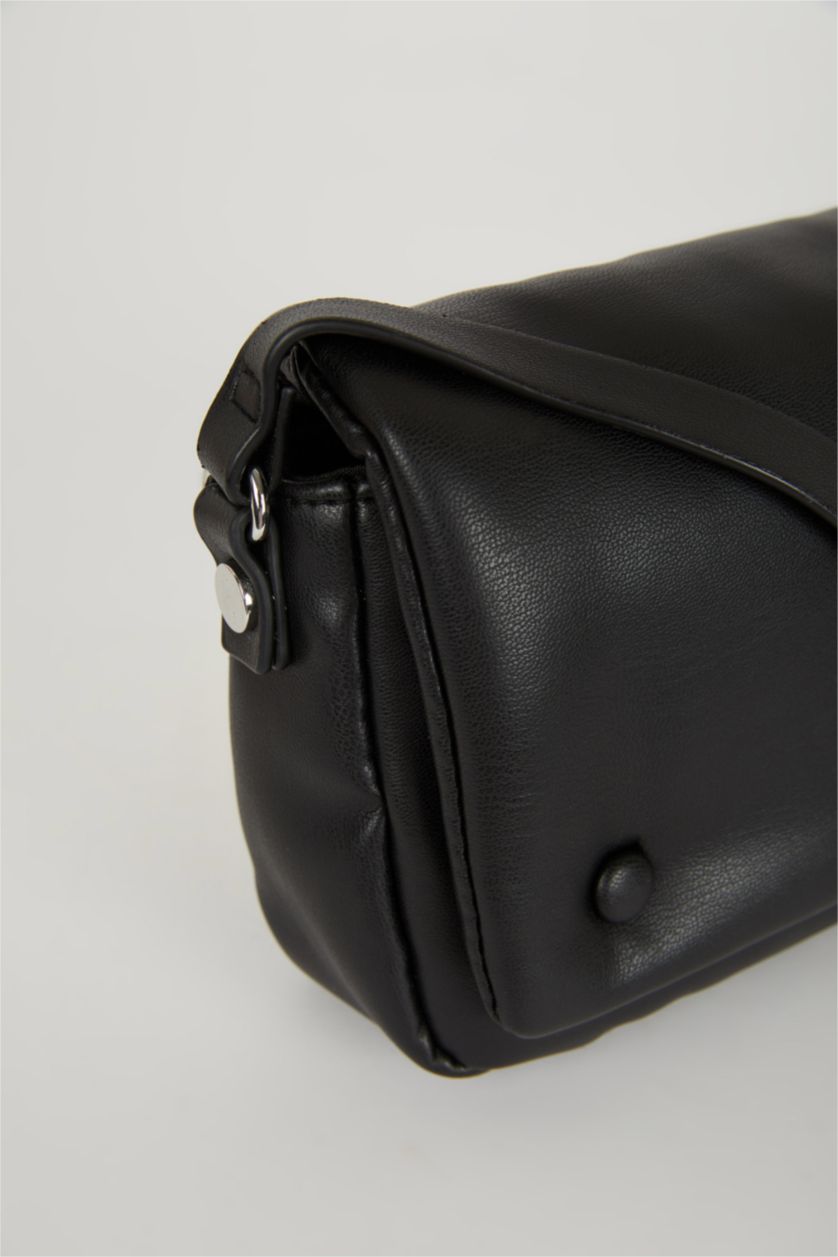 FEMME Noir Sac Bandoulière Cuir Synthétique Pour Femme