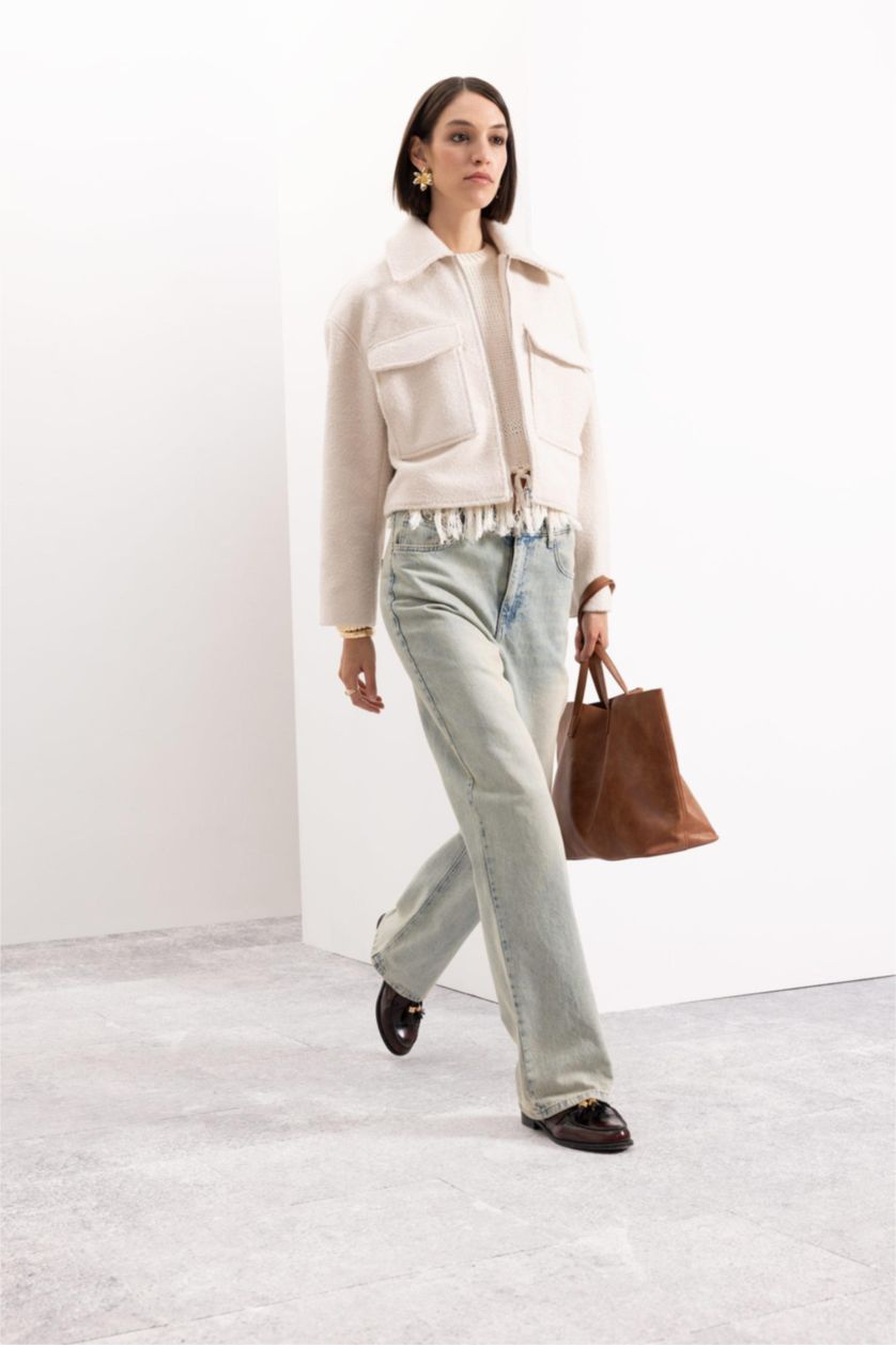 FEMME Marron Sac porté épaule en Simili-cuir pour Femme