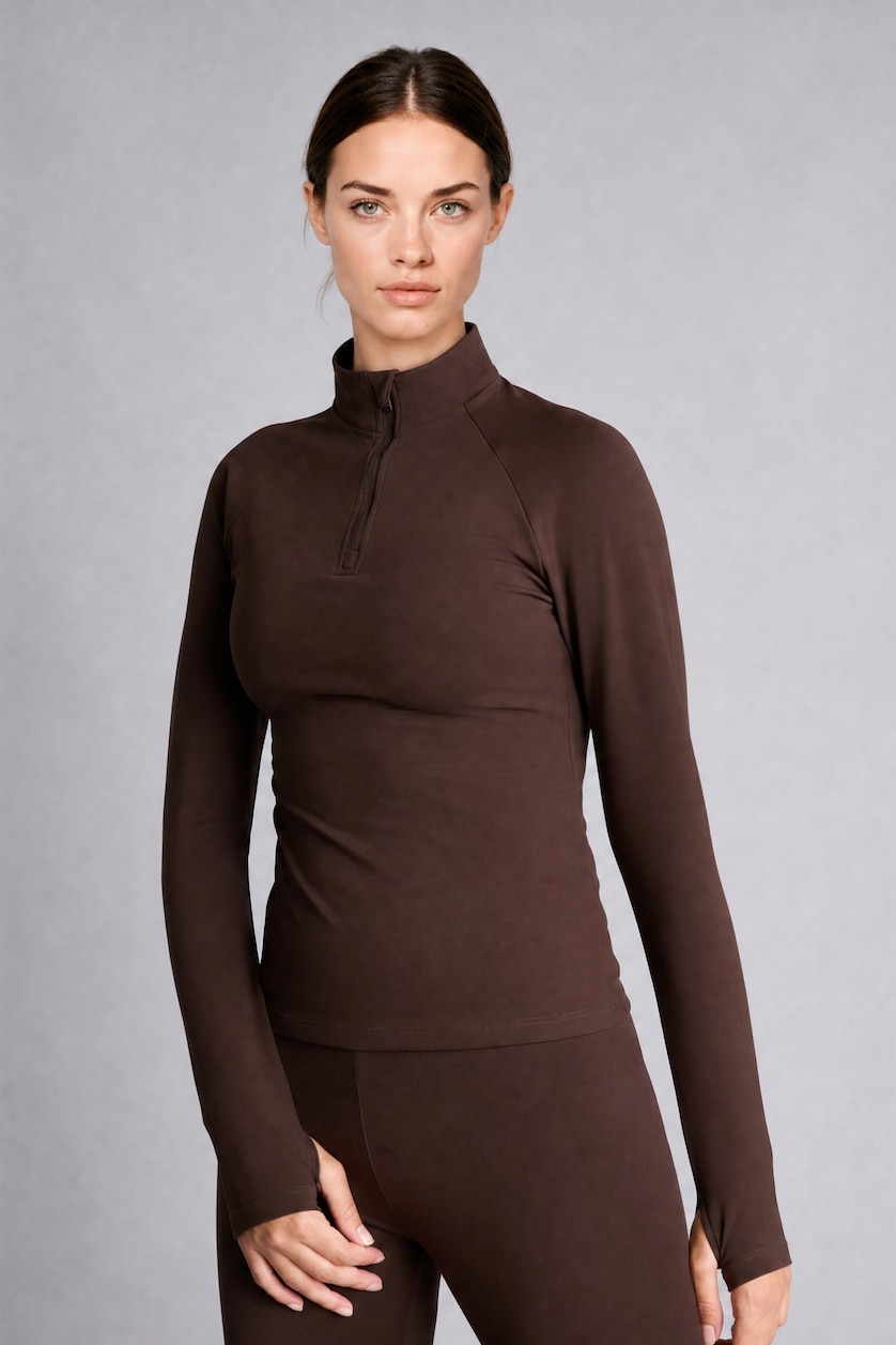 Әйелдерге Қоңыр Спорттық футболка