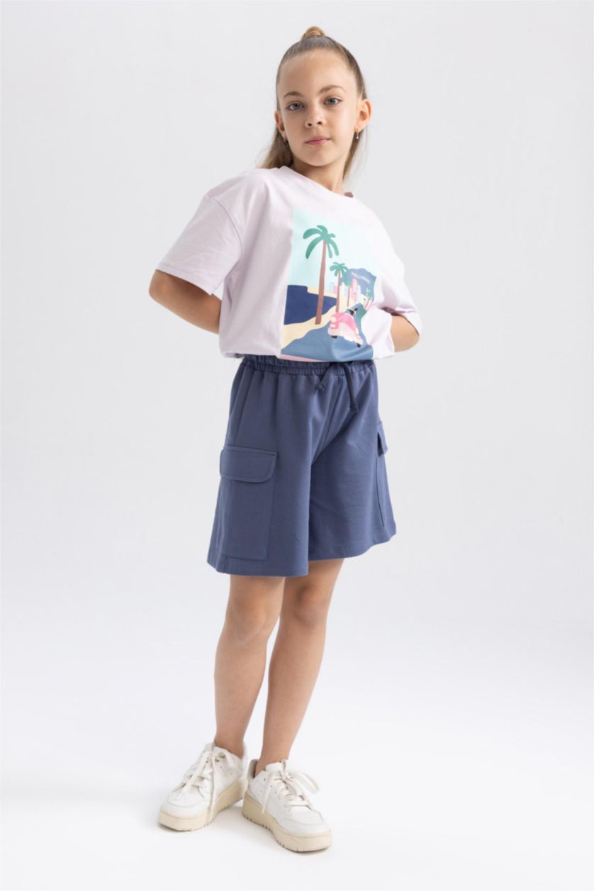 FILLES Indigo Short Cargo