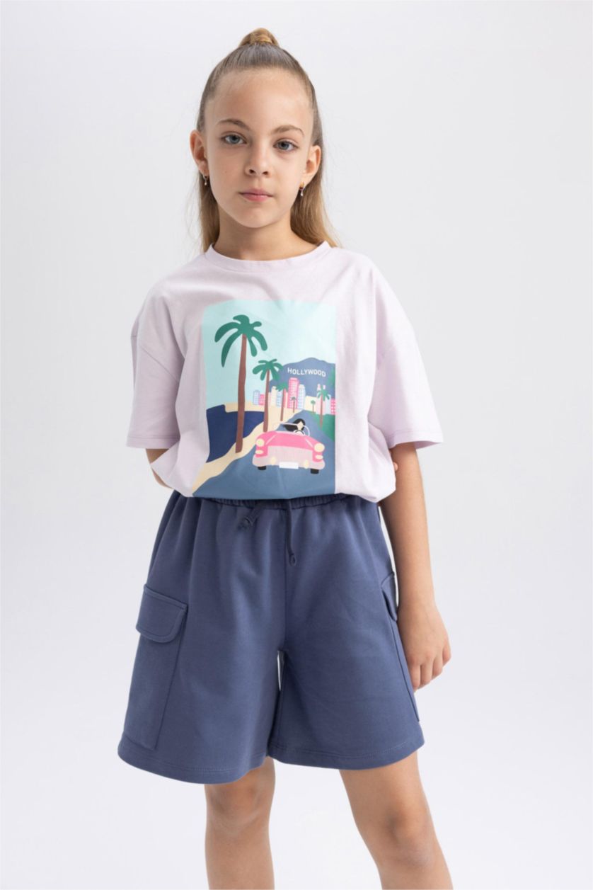 FILLES Indigo Short Cargo