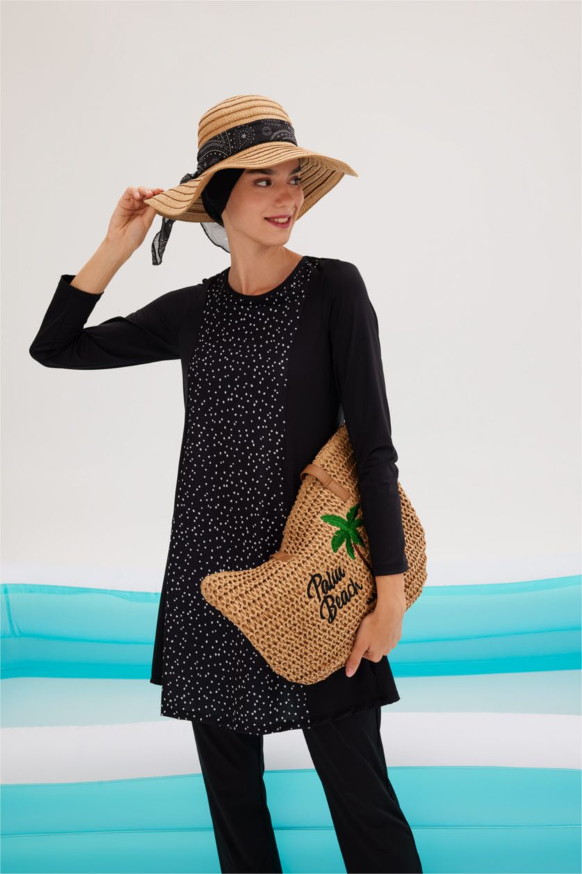 WOMAN Black Regular Fit 3 piece Burkini