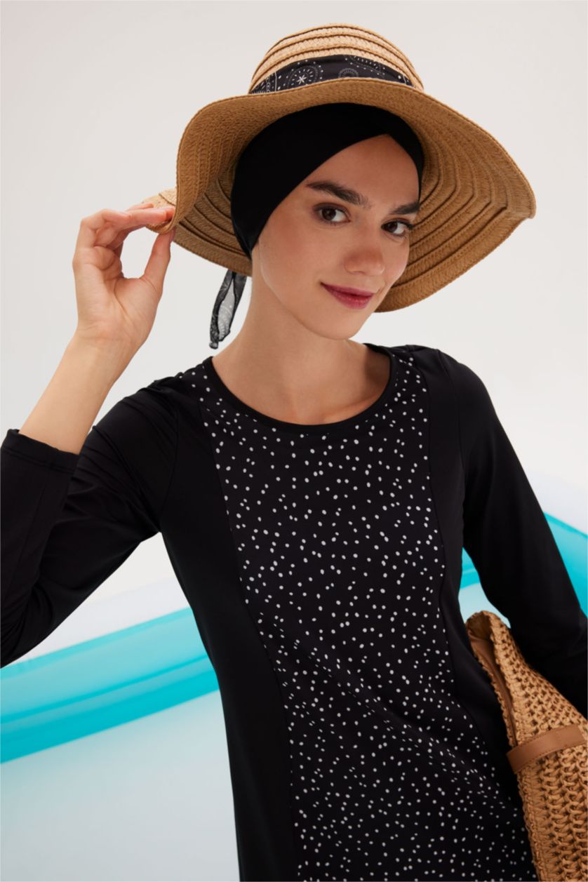 WOMAN Black Regular Fit 3 piece Burkini