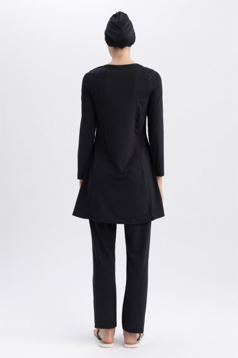 WOMAN Black Regular Fit 3 piece Burkini