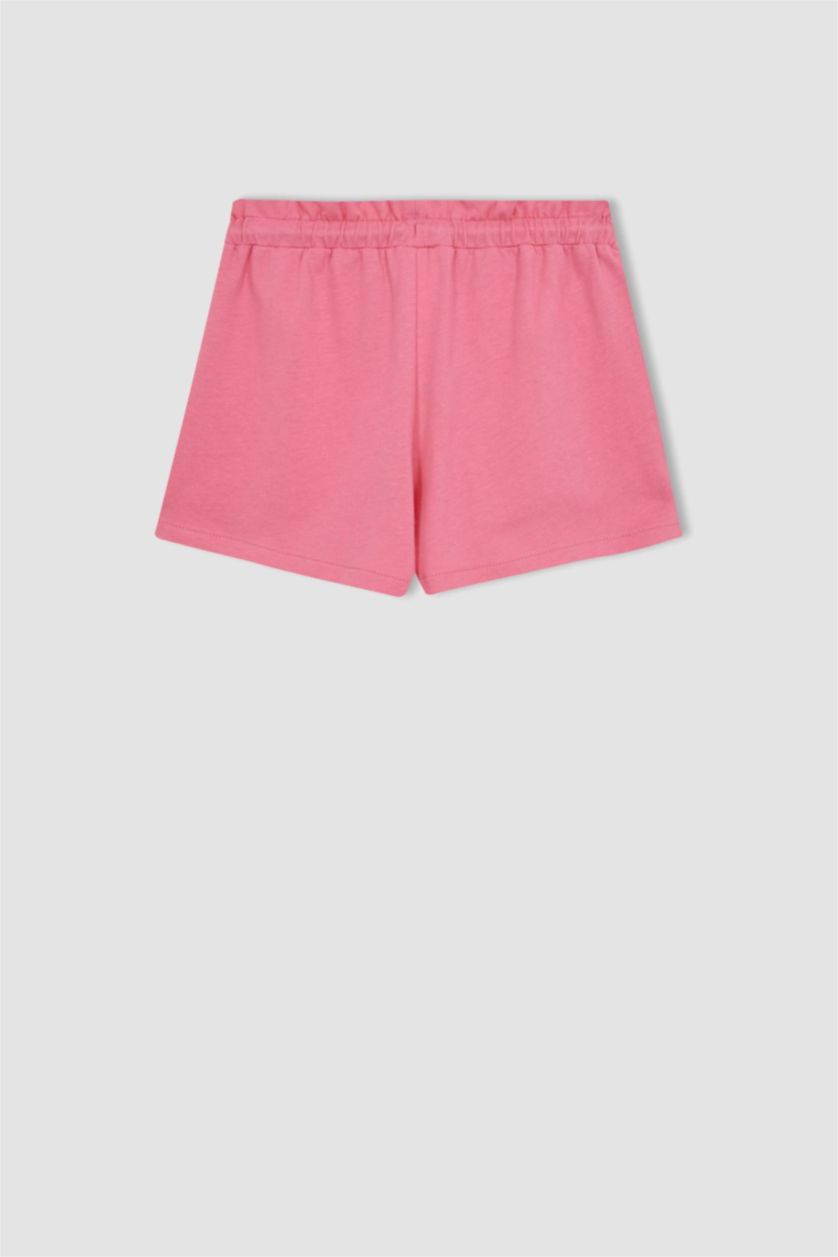 Girls & Teens Pink Paperbag Fit Shorts