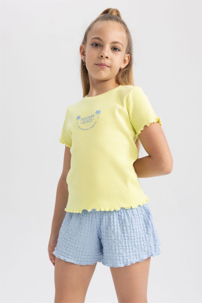 Девочки и подростки Голубрй Шорты для девочек