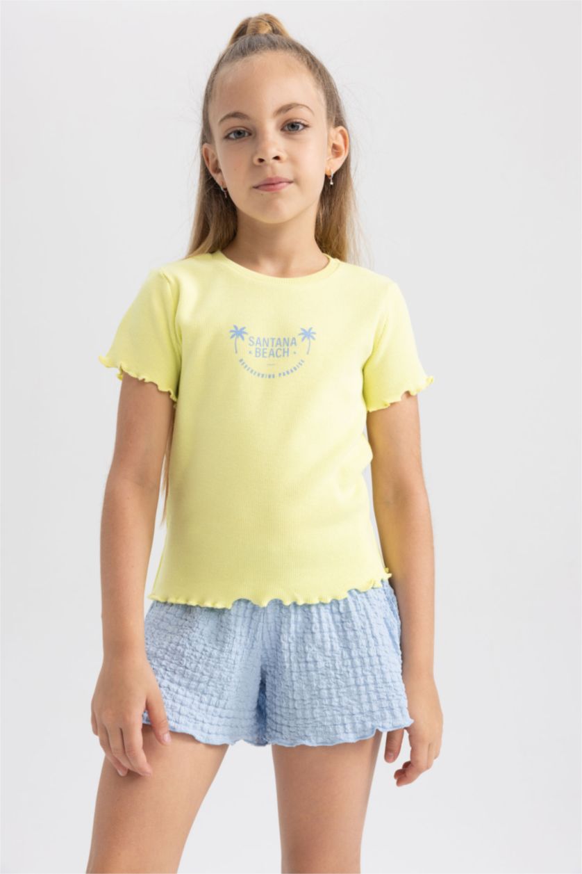 Девочки и подростки Голубрй Шорты для девочек