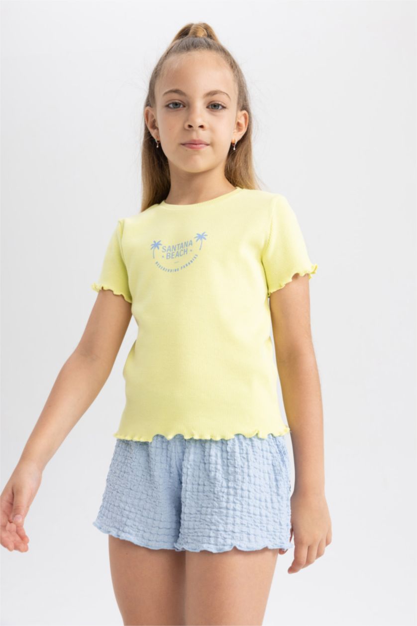 Девочки и подростки Голубрй Шорты для девочек