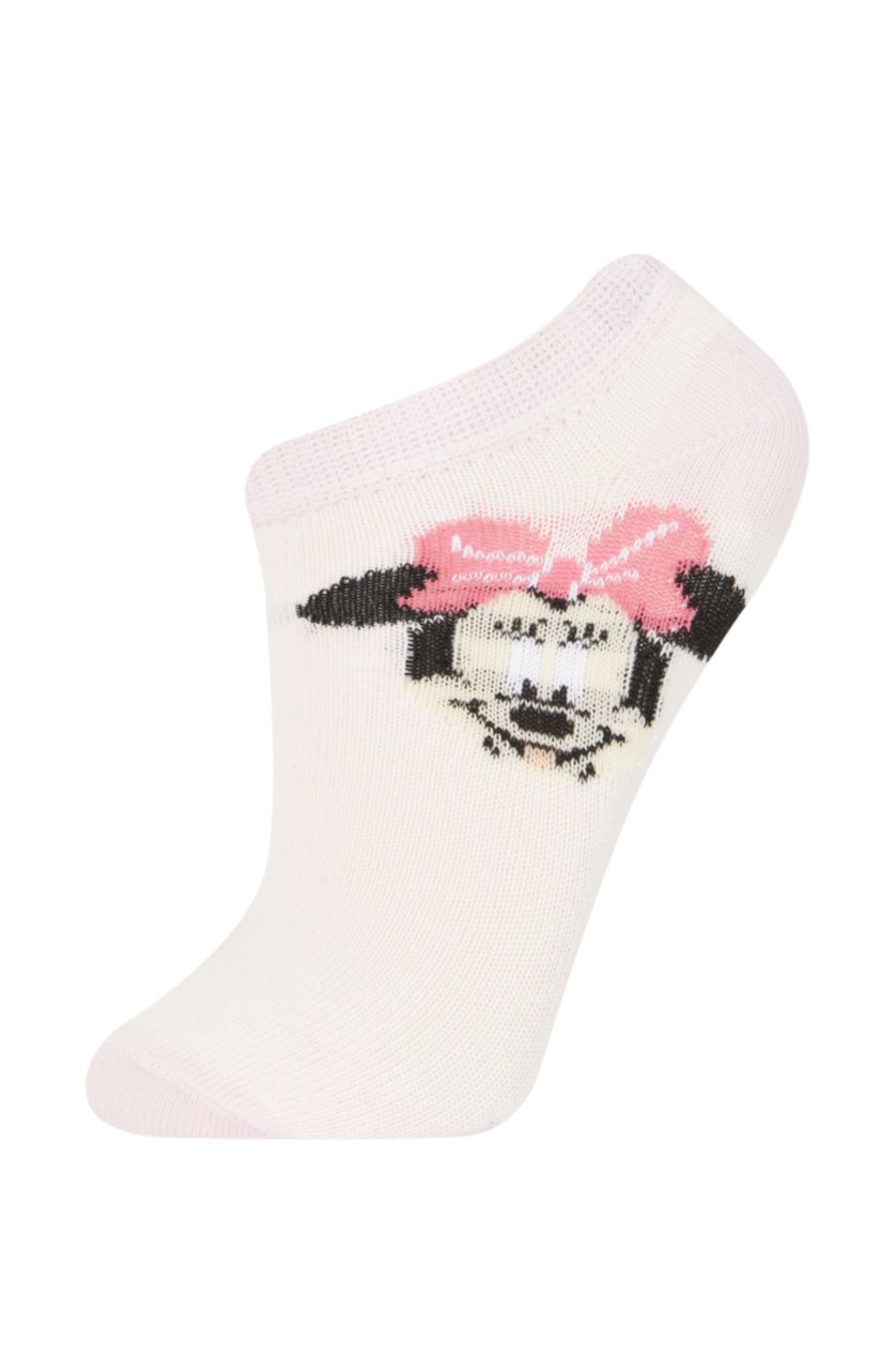 GIRLS & TEENS Karma Girl Mickey & Minnie Licensed 5 Piece Short Socks