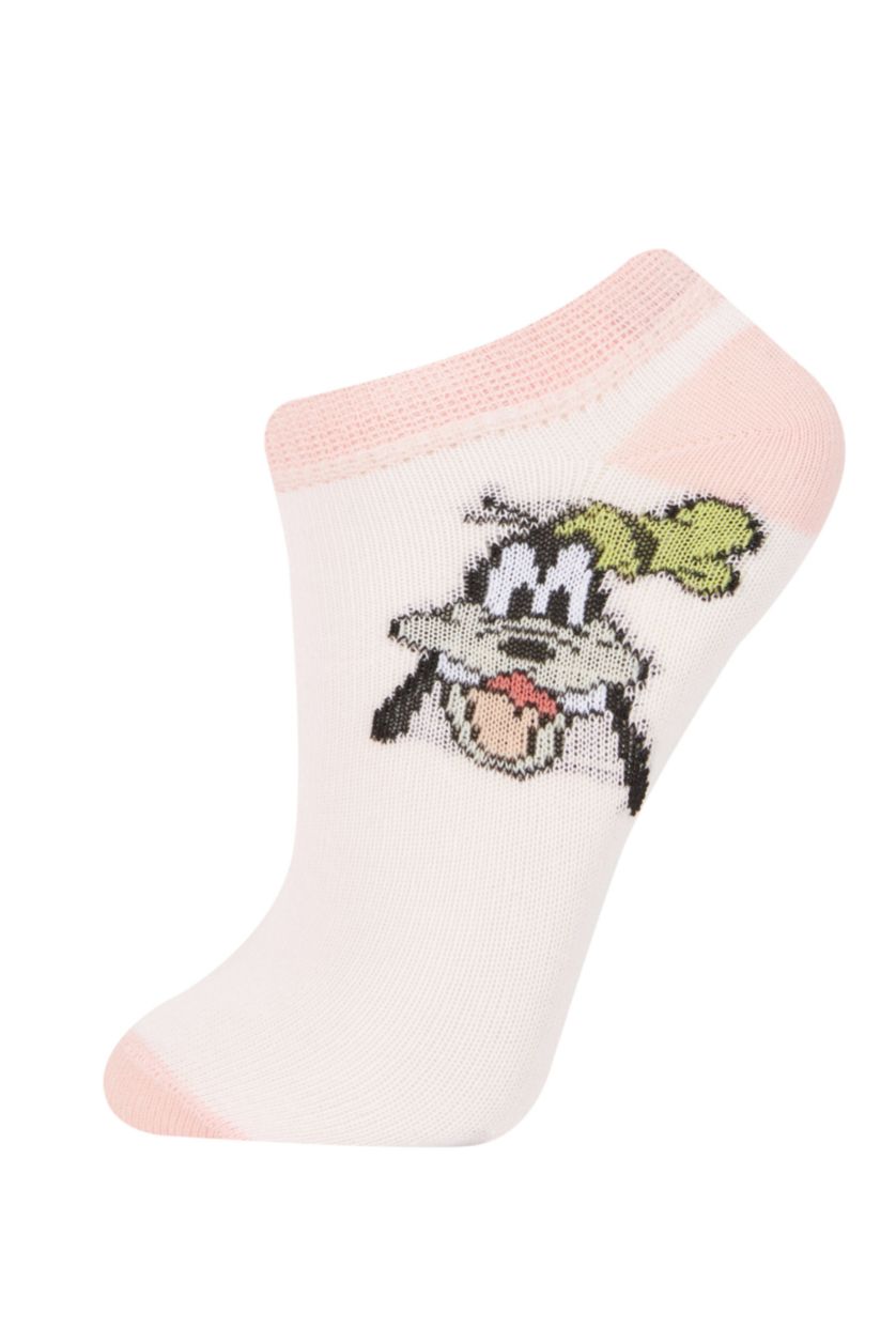GIRLS & TEENS Karma Girl Mickey & Minnie Licensed 5 Piece Short Socks