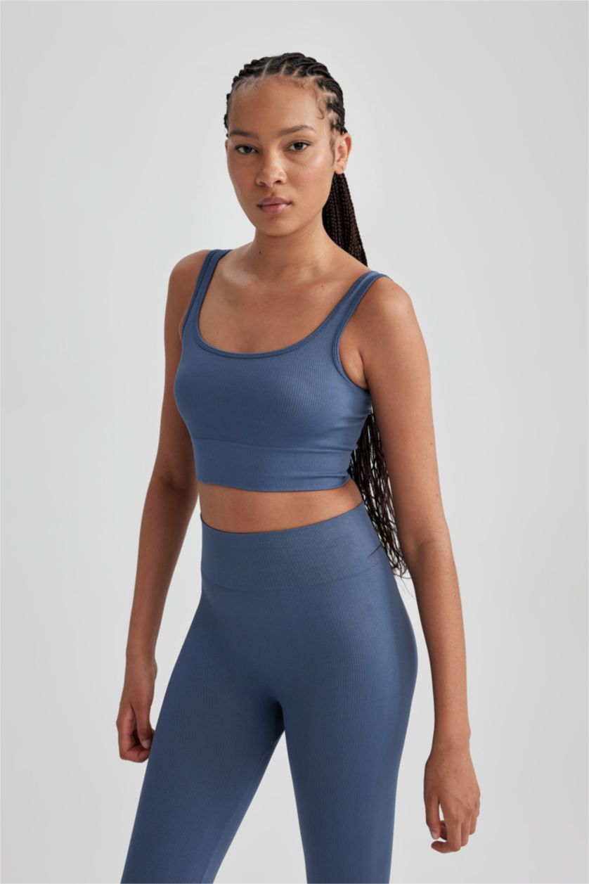 Kadın Açık İndigo Kapsız Pedsiz Seamless Bra -Fall in Love