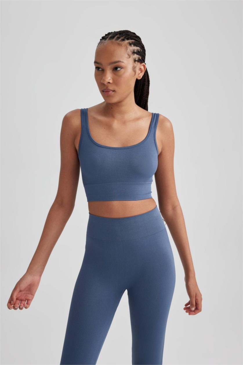 Kadın Açık İndigo Kapsız Pedsiz Seamless Bra -Fall in Love