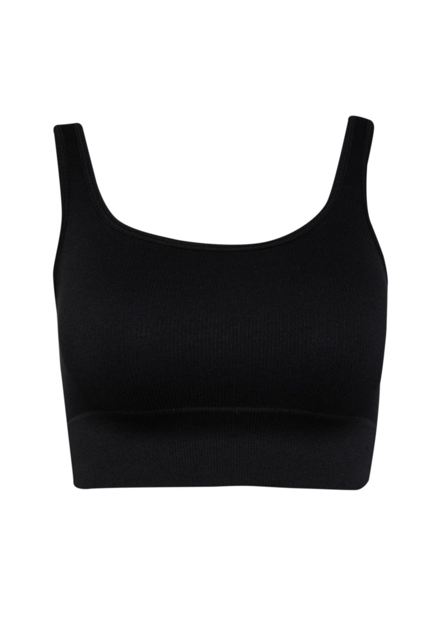 نساء أسود حمالة صدر بدون خياطة وبطانة من Fall in Love