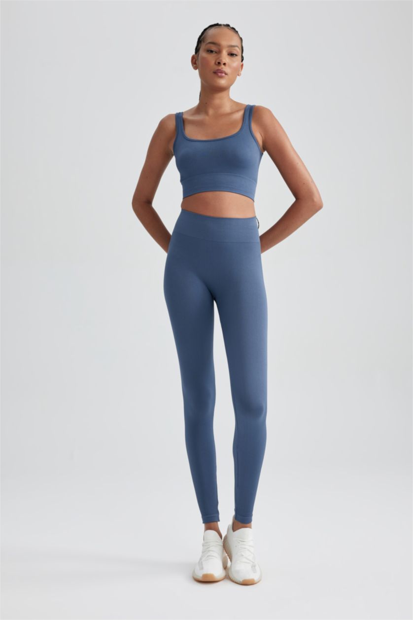 Женщины Светло-индиговый Низ без швов, Fall in Love