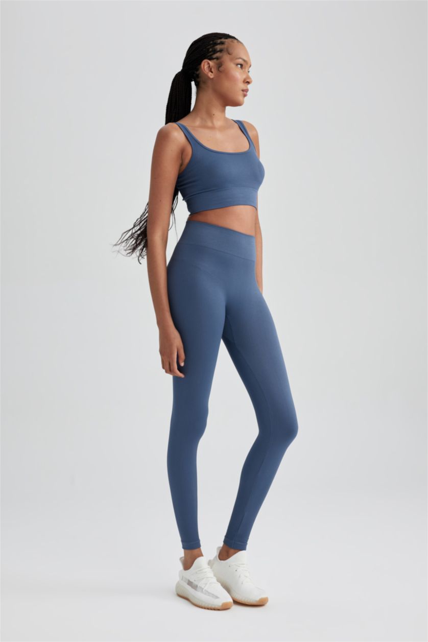 Женщины Светло-индиговый Низ без швов, Fall in Love