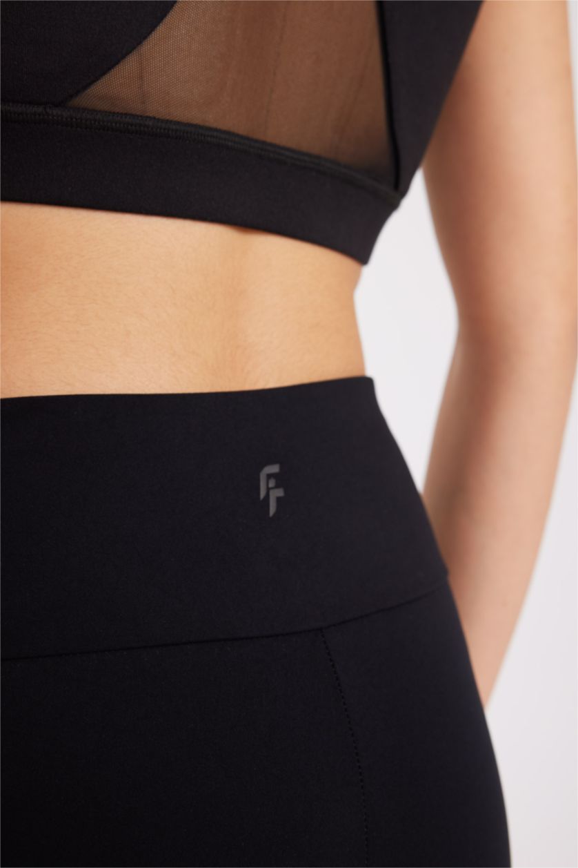 WOMAN Black DeFactoFit Waist Wrapping Premium Leggings