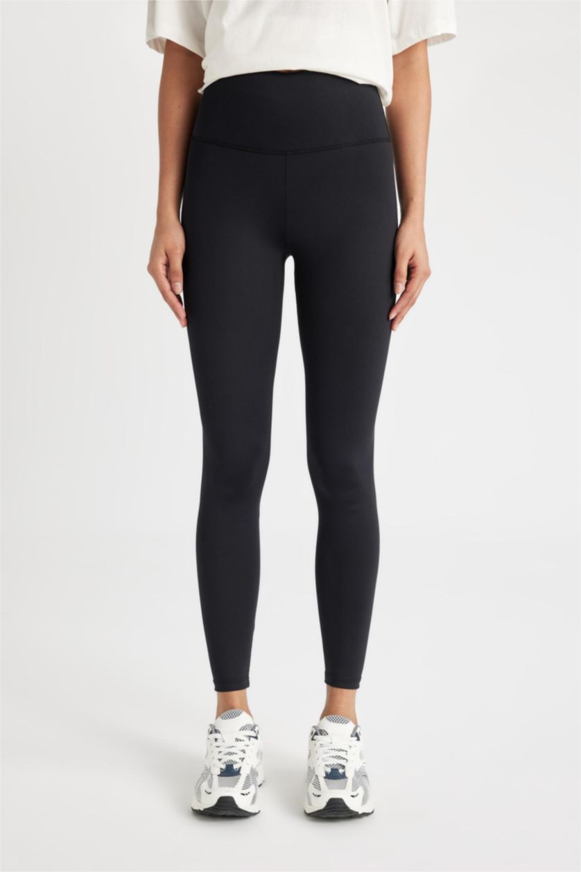 WOMAN Black DeFactoFit Waist Shaper Sports Leggings