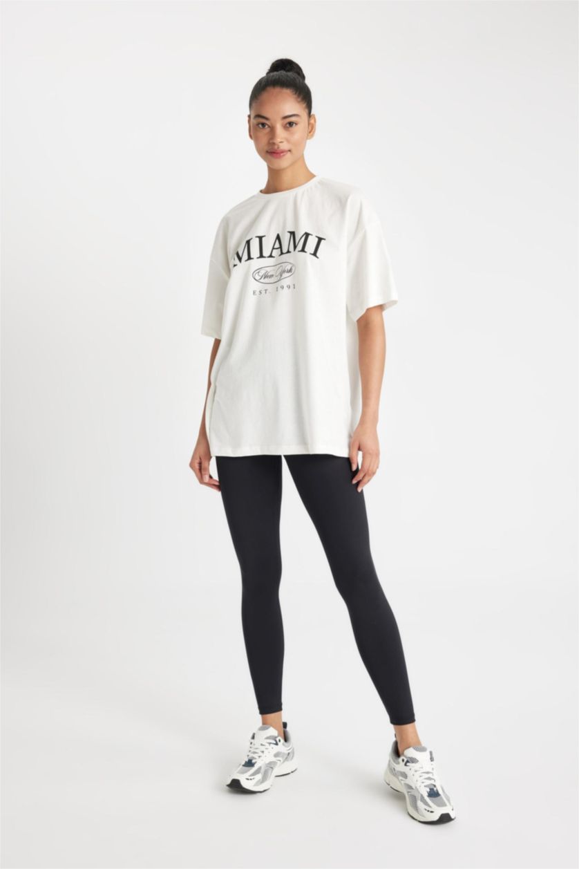 WOMAN Black DeFactoFit Waist Shaper Sports Leggings