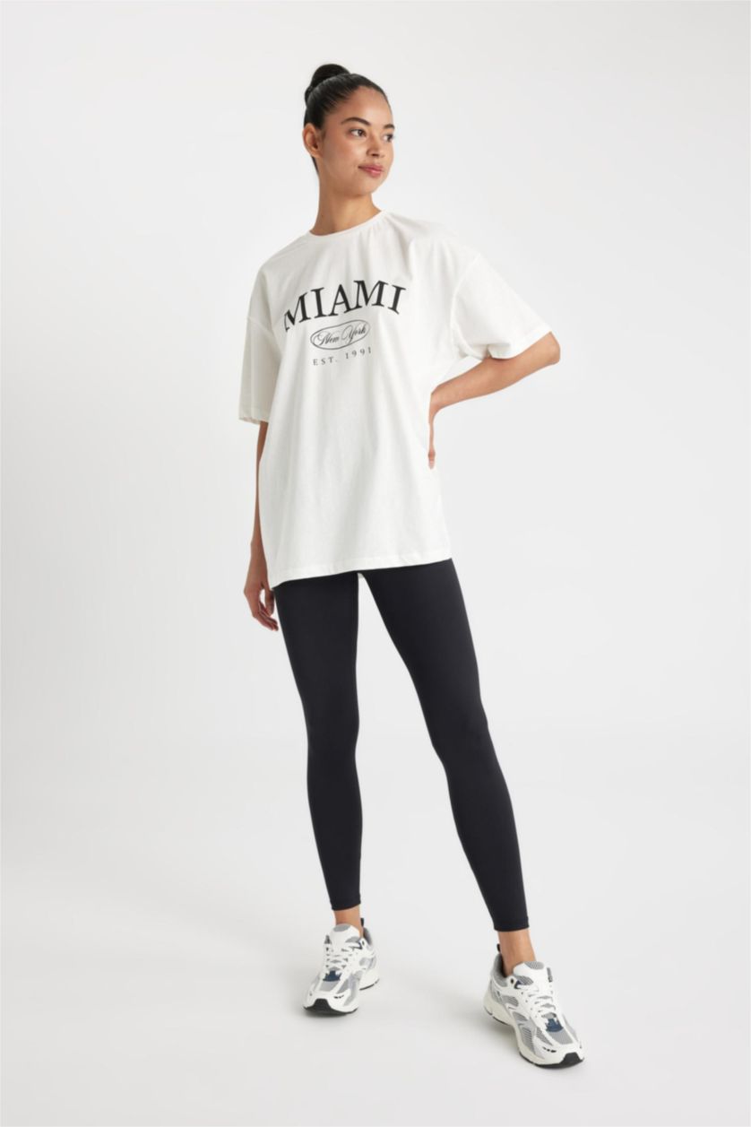 WOMAN Black DeFactoFit Waist Shaper Sports Leggings