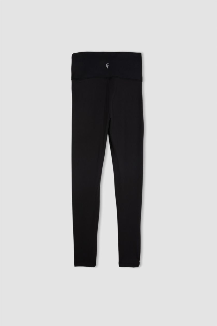 WOMAN Black DeFactoFit Waist Shaper Sports Leggings