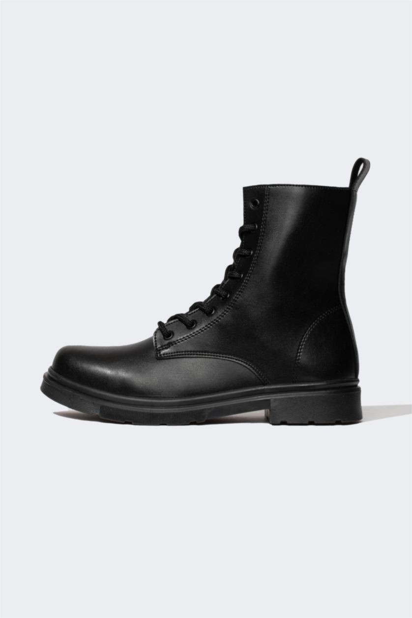 Женщины Черный Ботинки из искусственной кожи для женщин