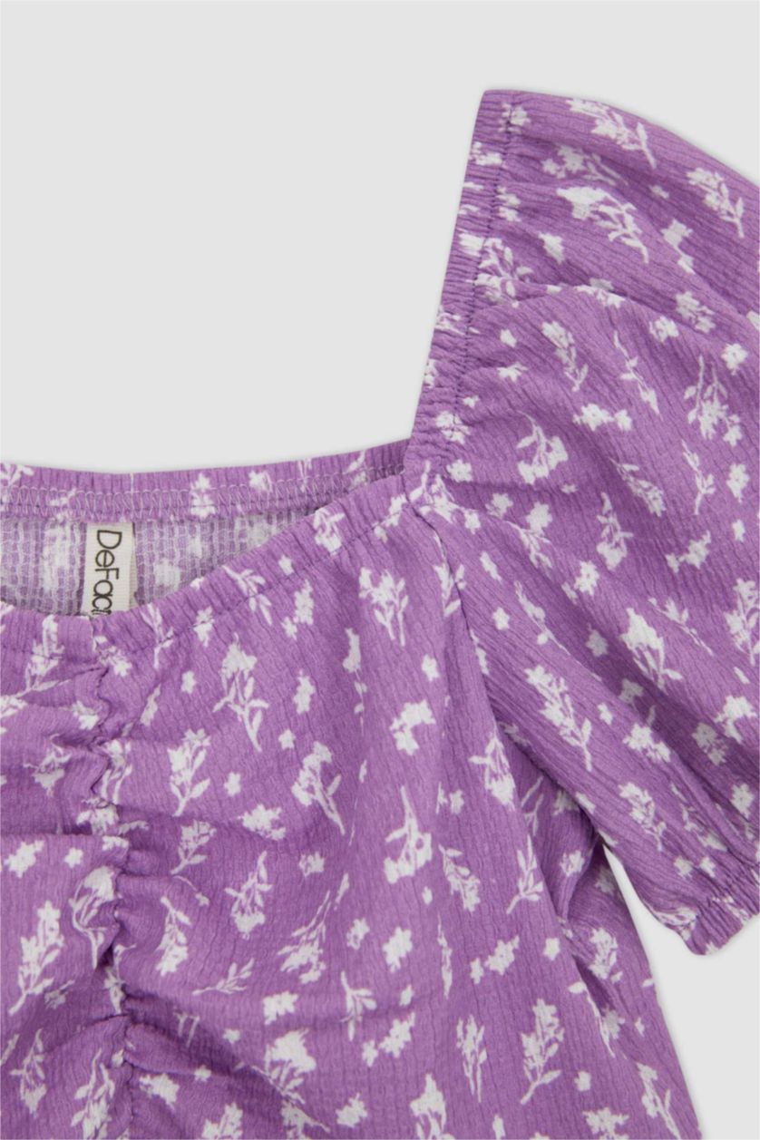 بناتي أرجواني كروب توب بناتي نص كم