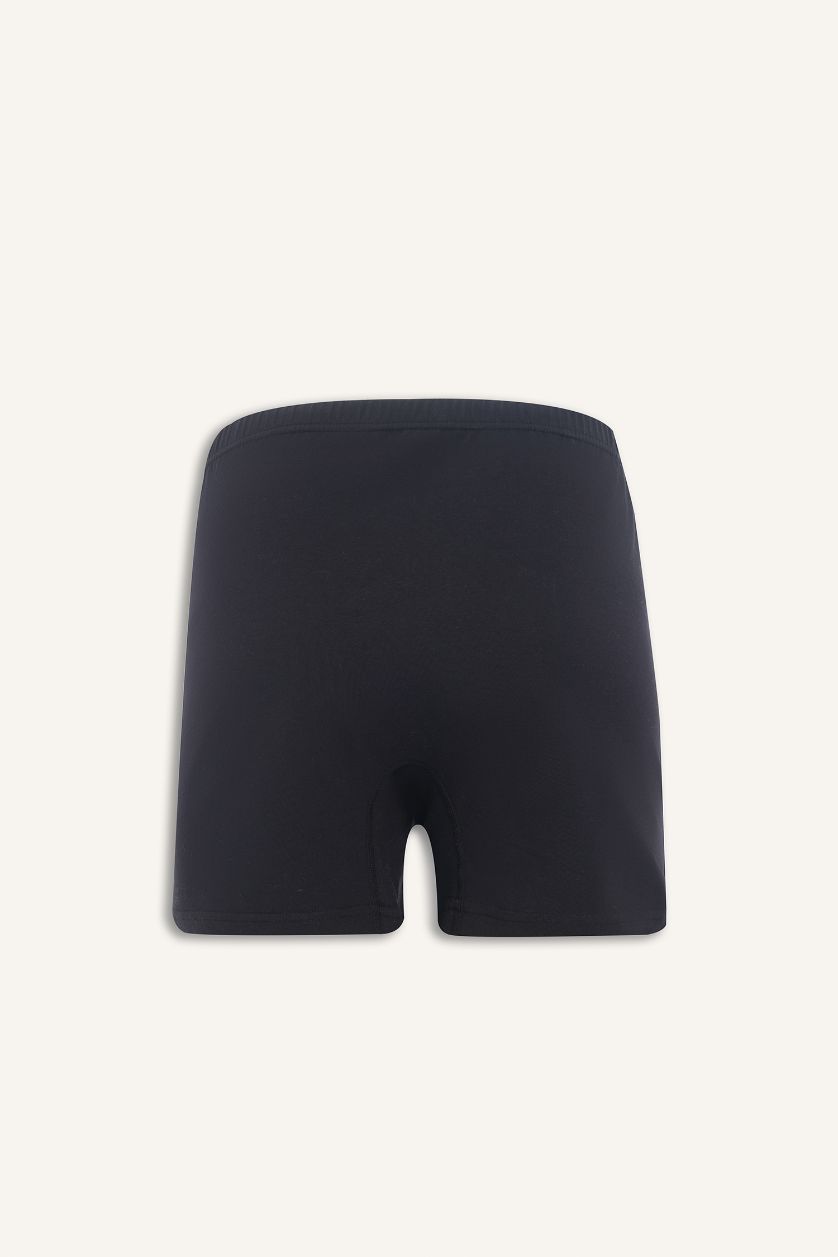 Erkek Siyah Relax Fit Boxer