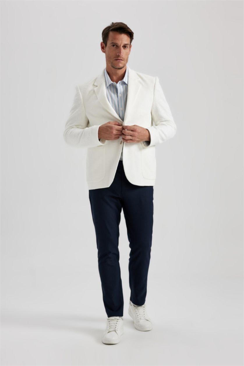 رجال اوف وايت جاكيت بليزر مودرن فيت