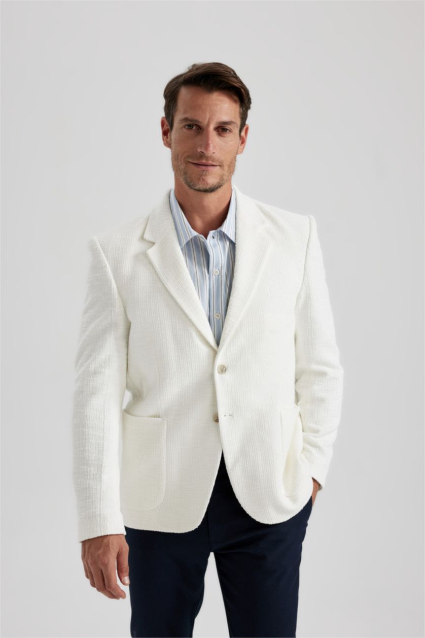 رجال اوف وايت جاكيت بليزر مودرن فيت