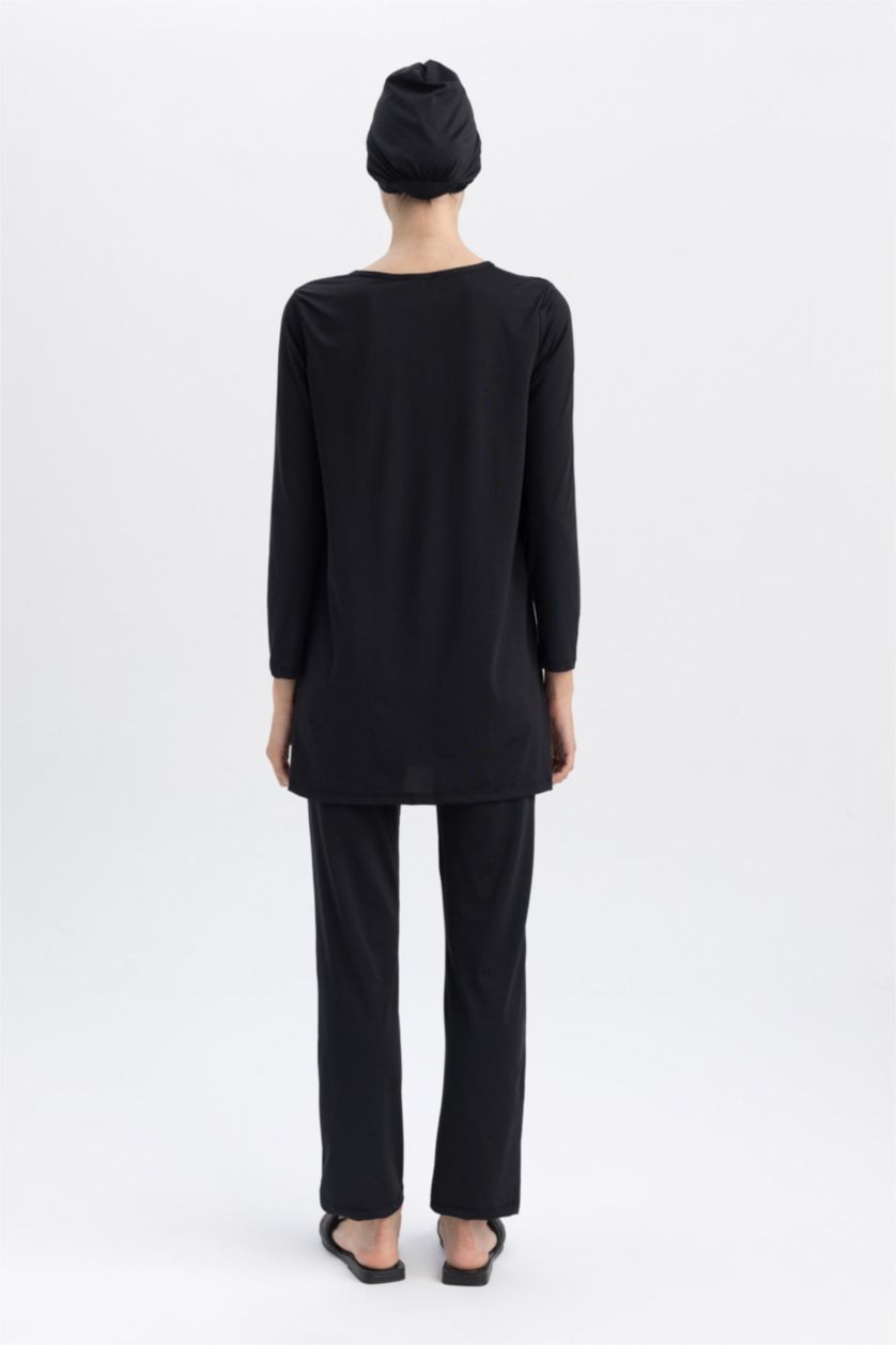 WOMAN Black Regular Fit 3 piece Burkini