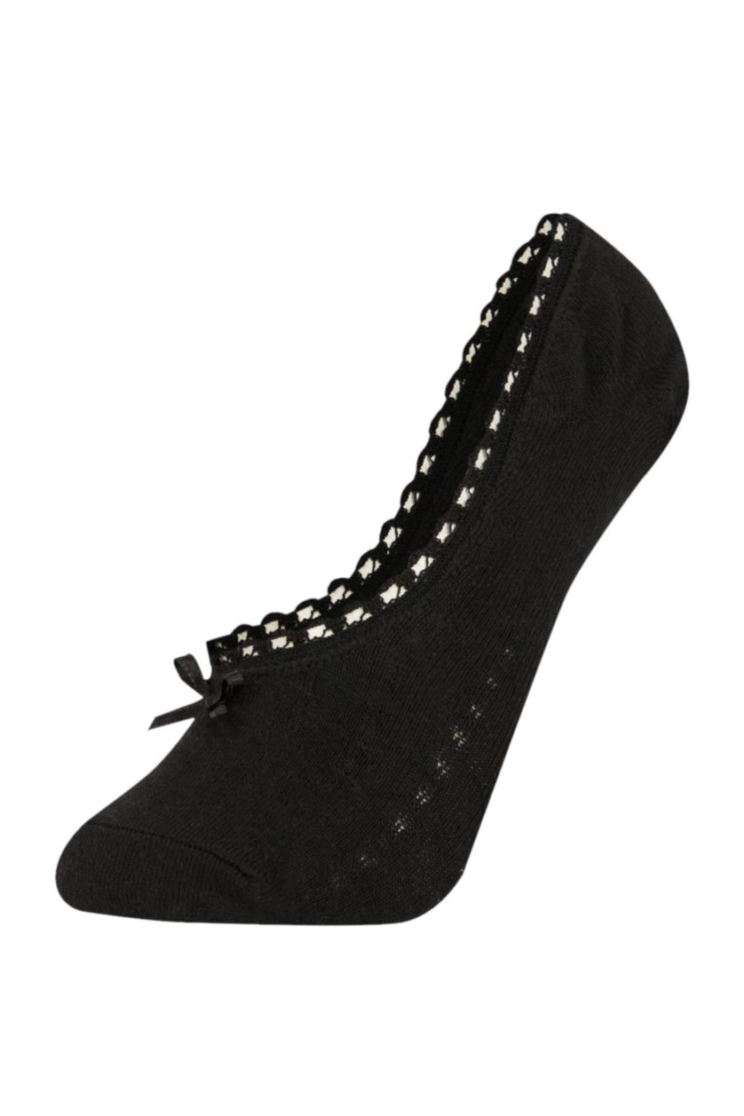 نساء أسود جوارب فلات قطن من 3 قطع