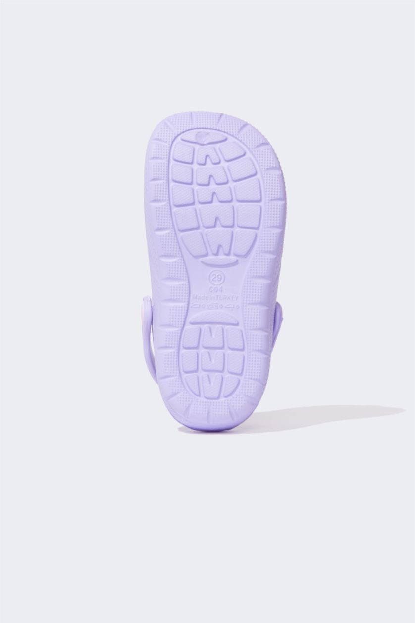 بنات أرجواني صندل بناتي بكعب عالي