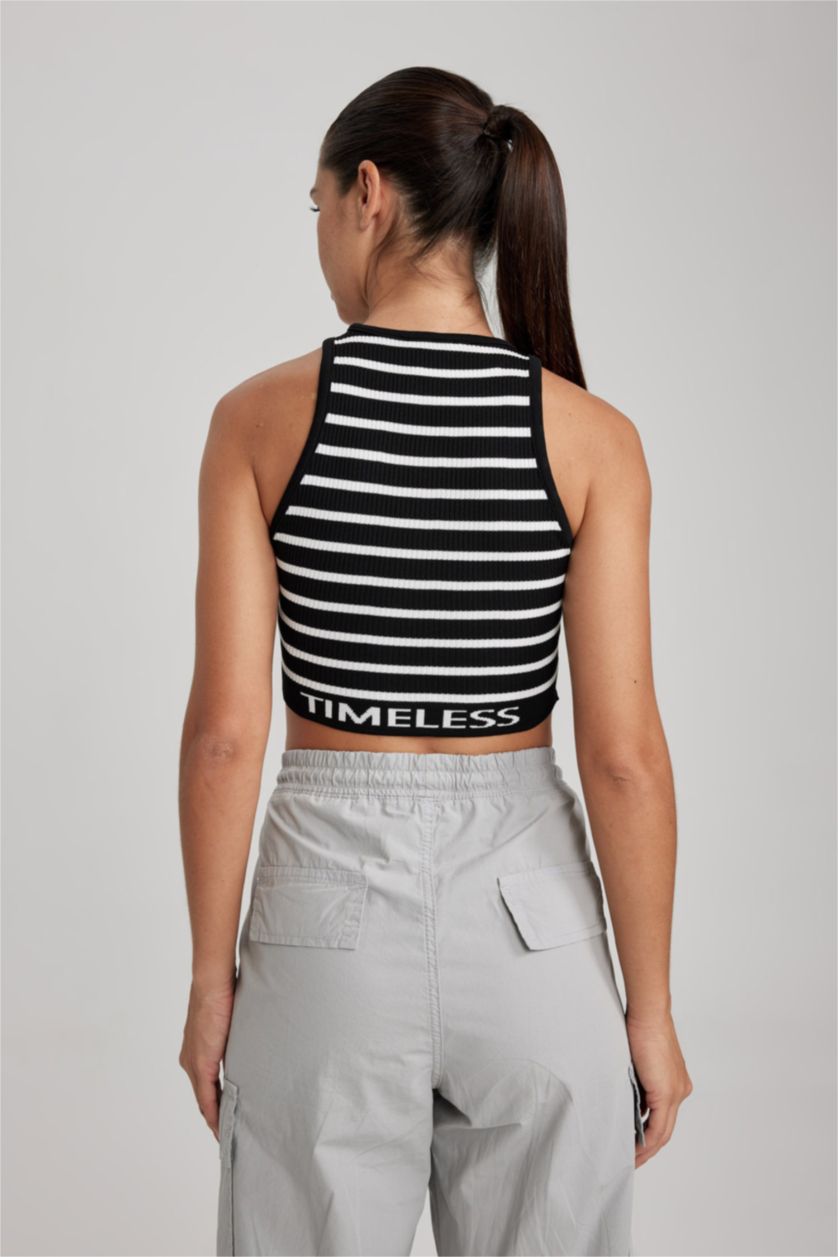 نساء أسود فانيلة ريبانا مخصر