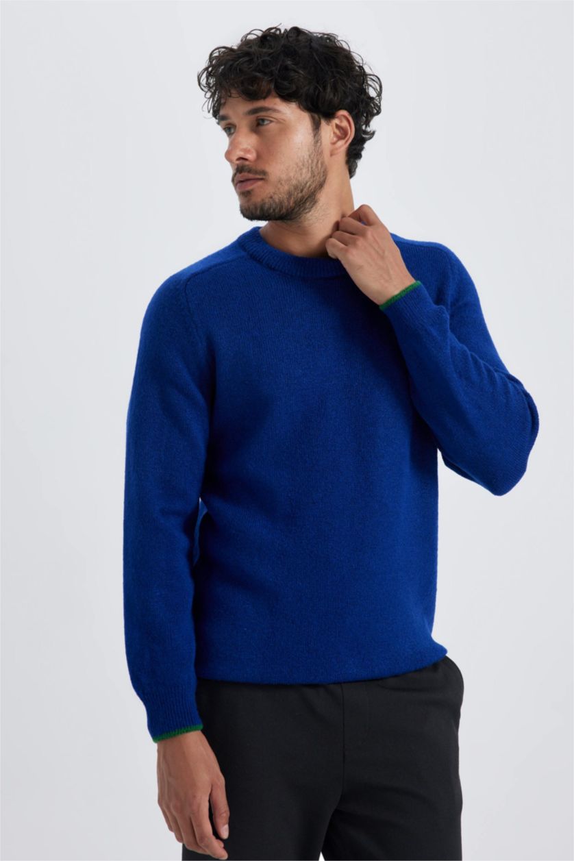 MAN Sax Standard Fit Crew Neck Knitwear Pullover