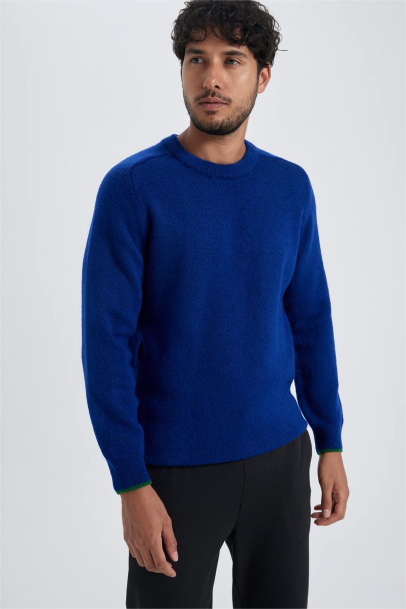 MAN Sax Standard Fit Crew Neck Knitwear Pullover