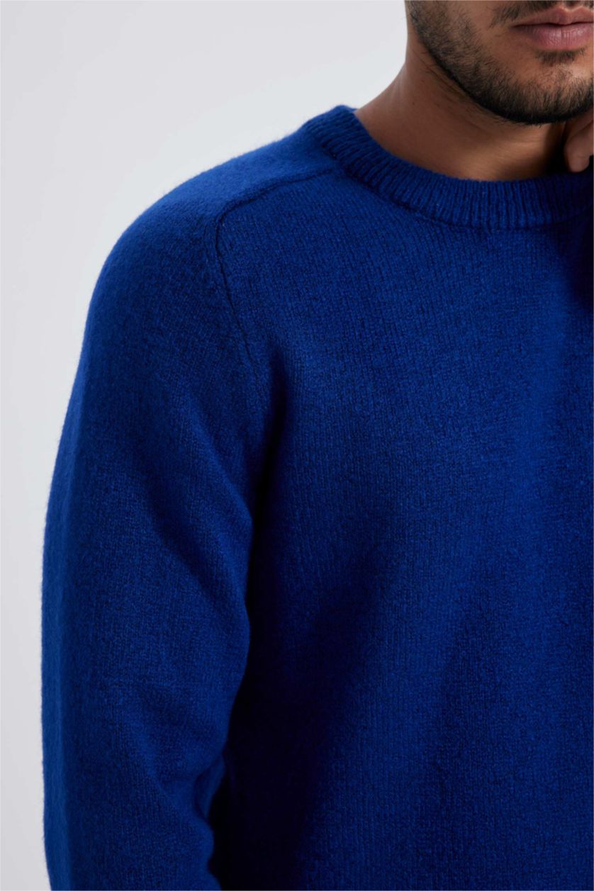 MAN Sax Standard Fit Crew Neck Knitwear Pullover