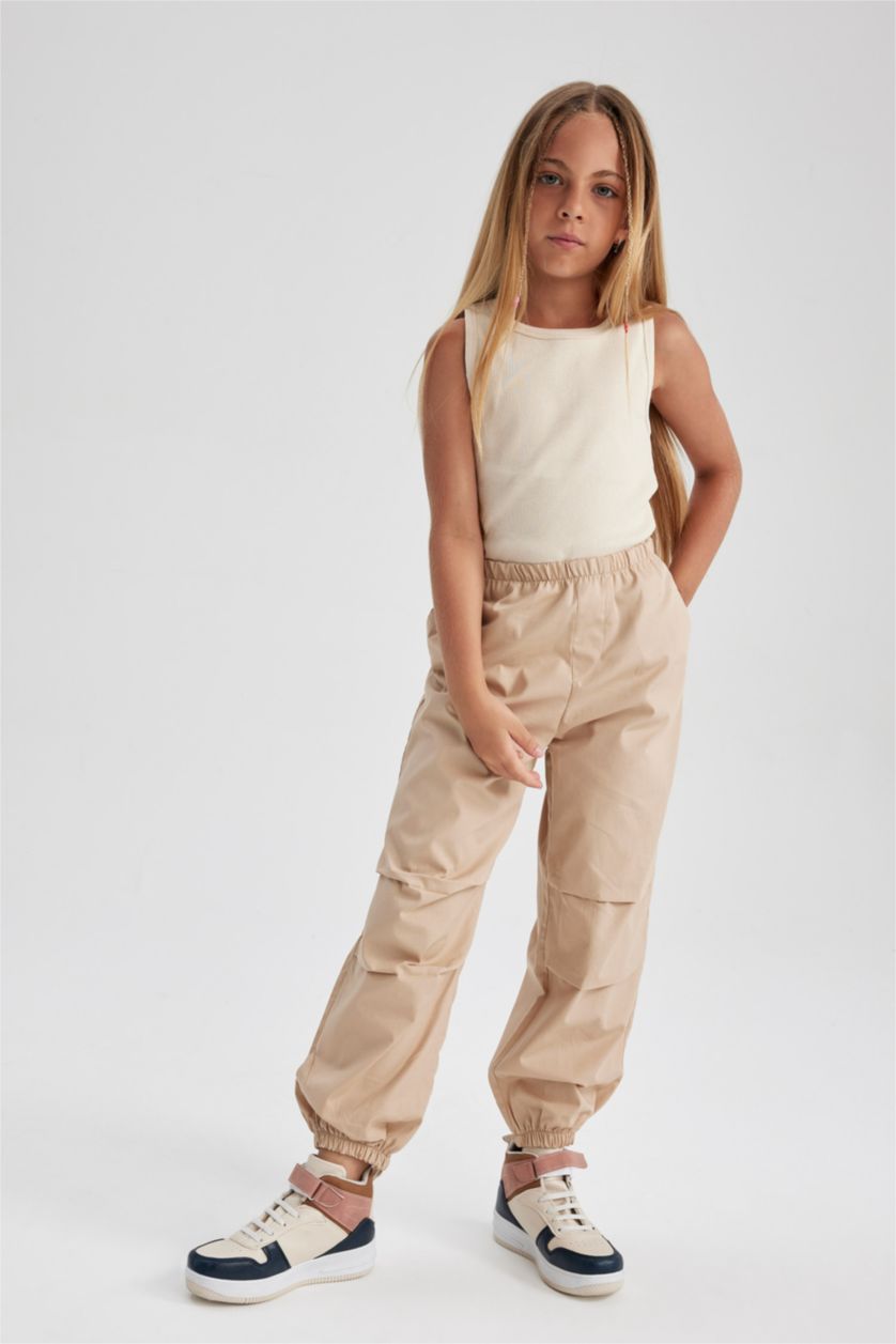 GIRLS & TEENS Light Vison Girl Parachute Cotton Trousers