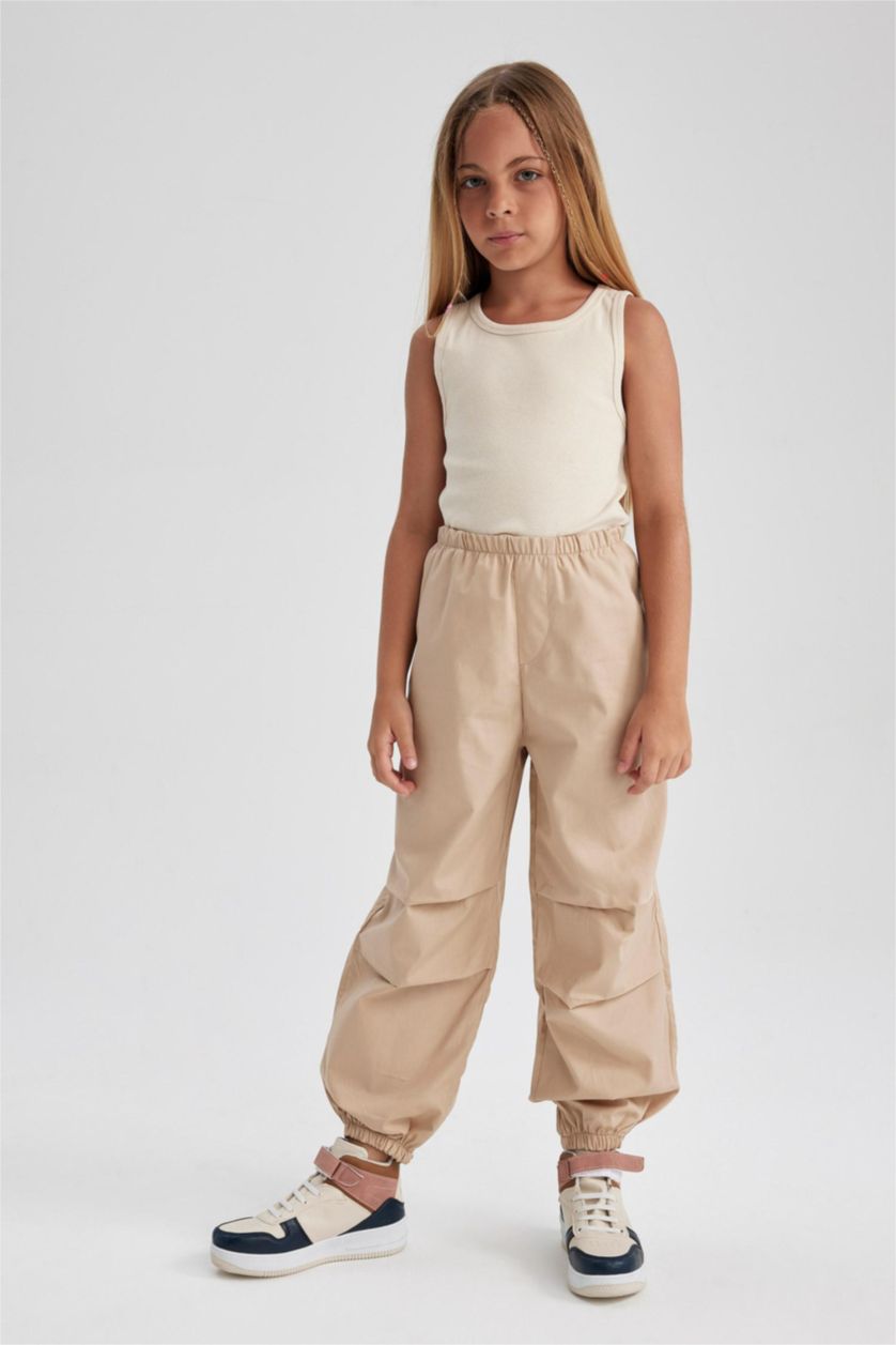 GIRLS & TEENS Light Vison Girl Parachute Cotton Trousers