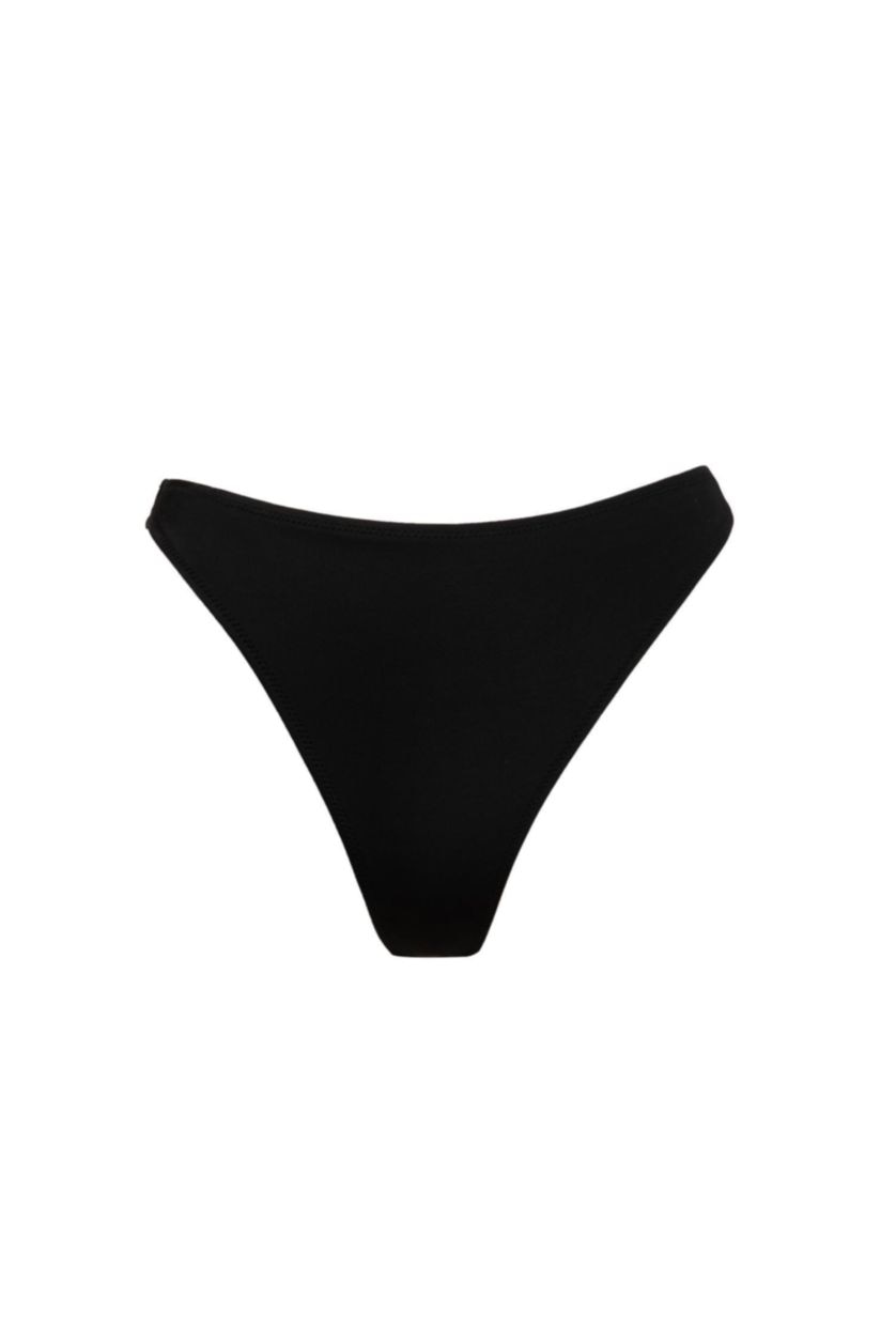 Kadın Siyah Regular Fit Bikini Altı-Fall in Love