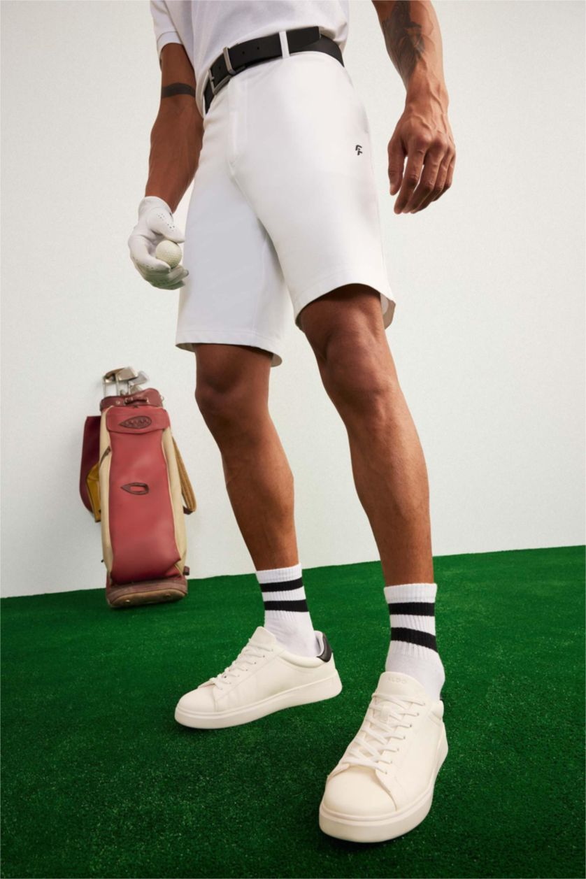 MAN White DeFactoFit Standard Fit Sports Shorts