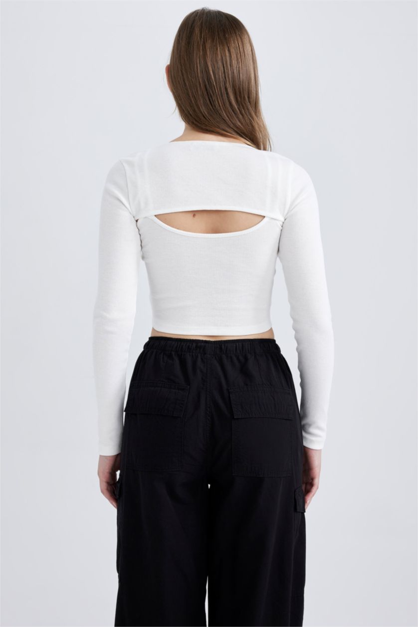 Женская Кремовый Кофта с длинным рукавом, Coool