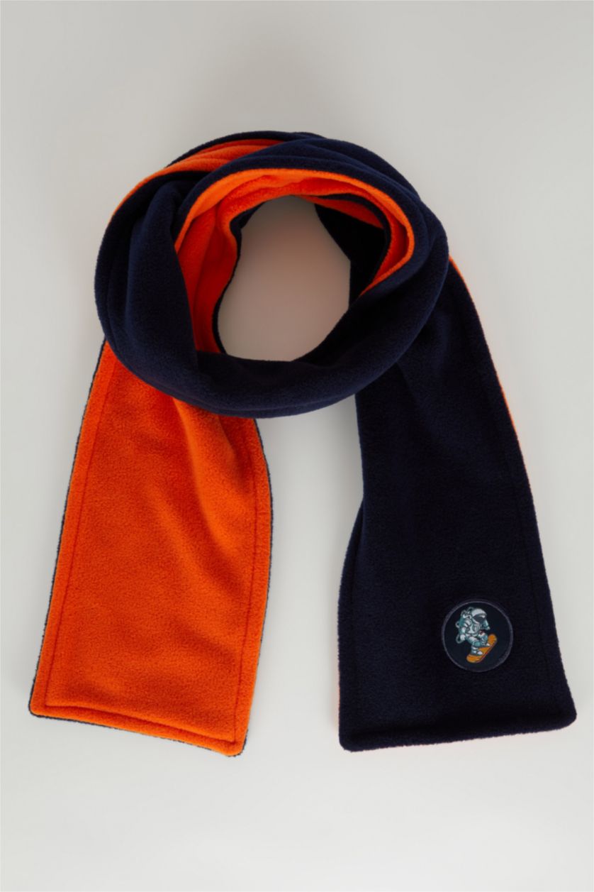 BOYS & TEENS NAVY Boy Acrylic Knitwear Scarf