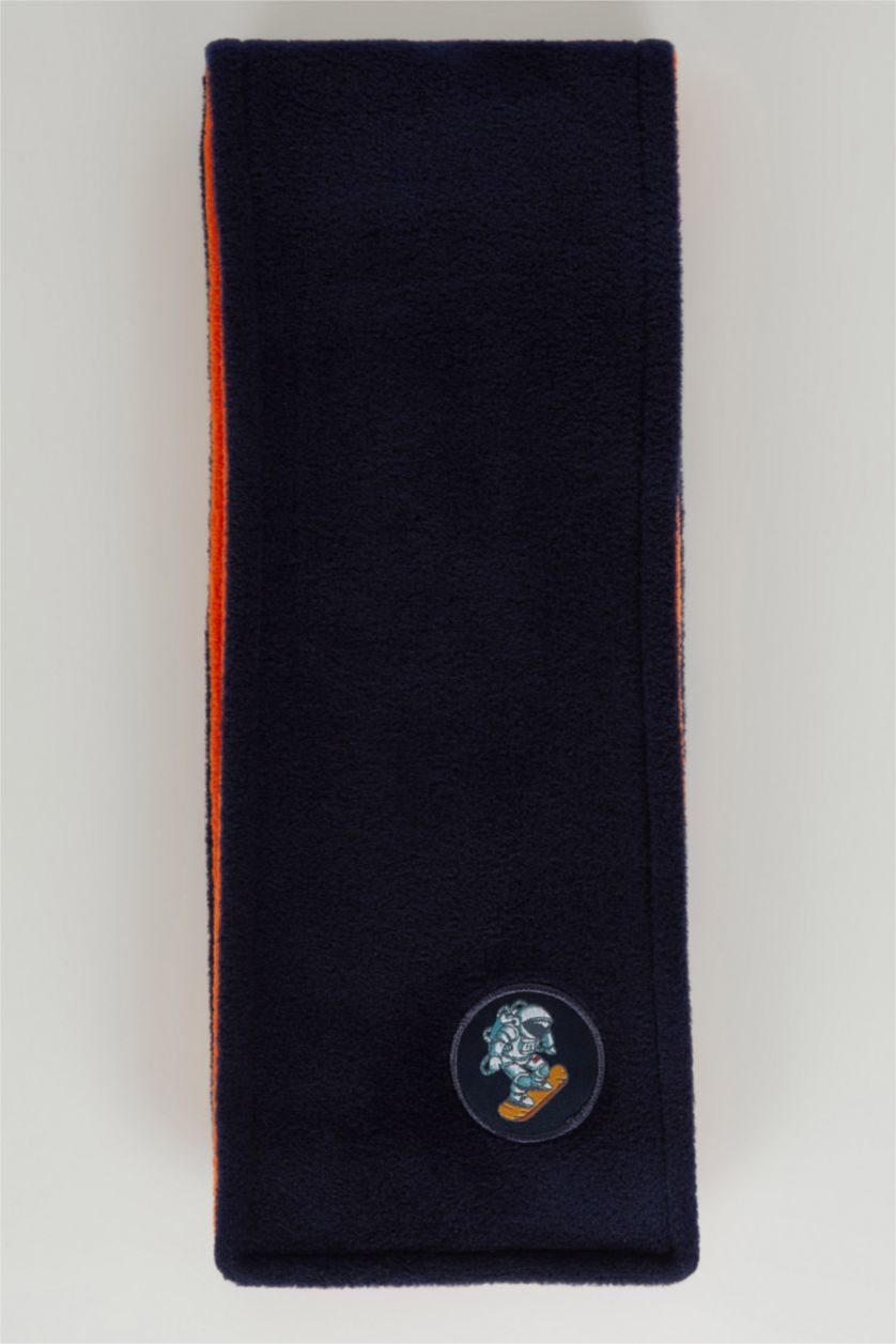 BOYS & TEENS NAVY Boy Acrylic Knitwear Scarf